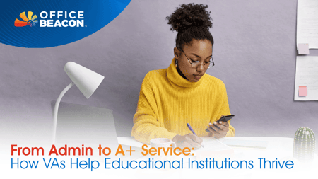 Women working with a phone, pen and book