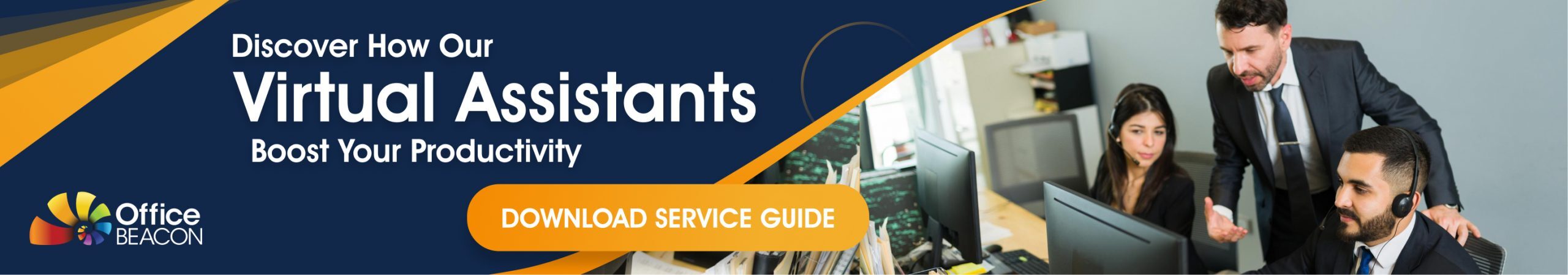 CTA to download Office Beacon's virtual assistants' service guide